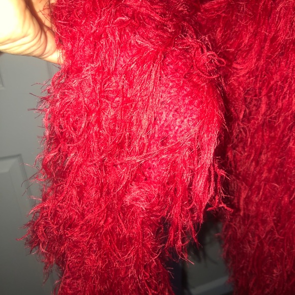 Beautiful  red chic sweater! Worn only once! - Picture 7 of 7